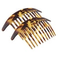 thumbnail image 1 of Parcelona French Tapered Edge 11 Teeth Side Hair Combs for Women & Girls (2Pcs), 1 of 43