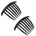 thumbnail image 1 of Parcelona French Twist 7 Teeth Large Celluloid Side Hair Combs for Women(2 Pcs), 1 of 33