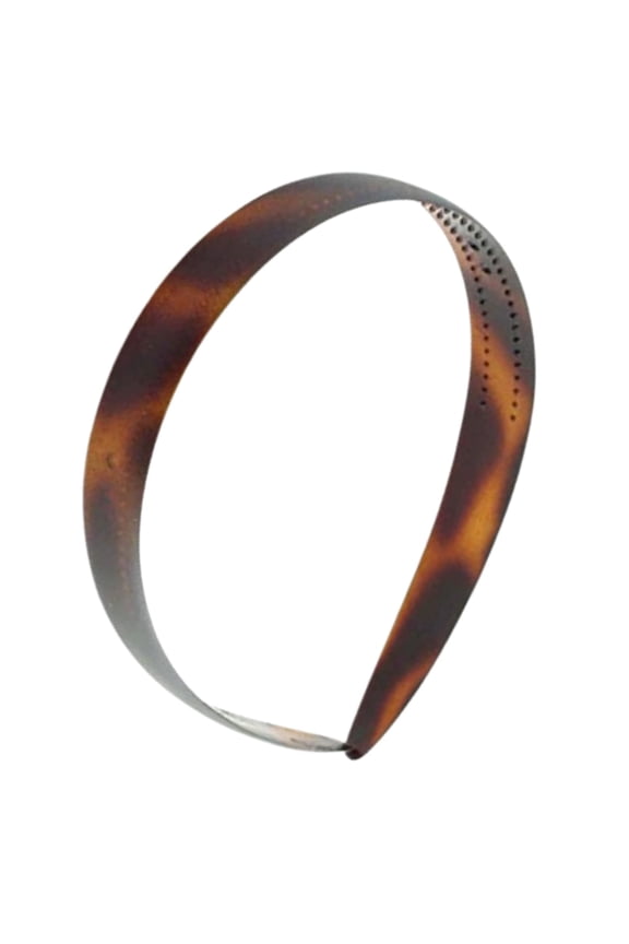 Parcelona French Wide 3/4" Tortoise Shell Celluloid Headband for Women and Girls