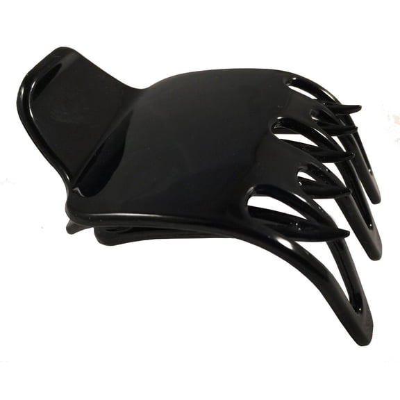Parcelona French Wide Paw Medium Celluloid Side Slide Yoga Hair Claw for Women