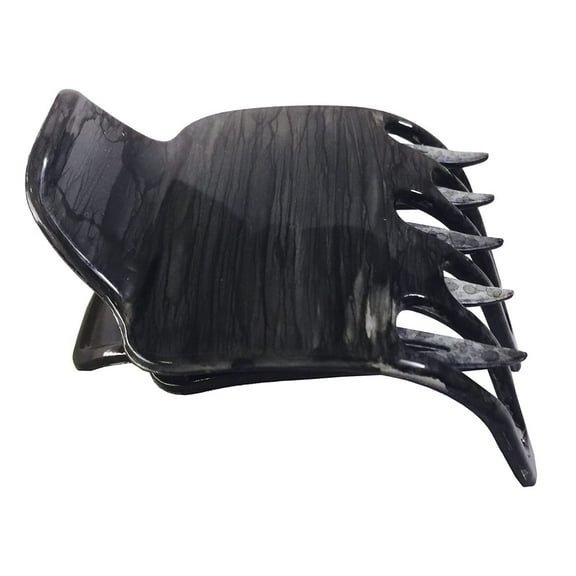 Parcelona French Wide Paw Medium Celluloid Side Slide Yoga Hair Claw for Women