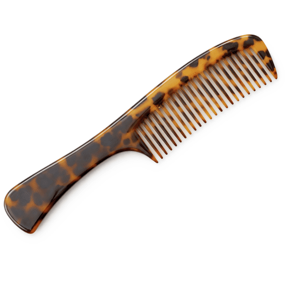 Parcelona French Wide Tooth Detangling Comb Cellulose Acetate Hair Comb Clip (Tokyo)