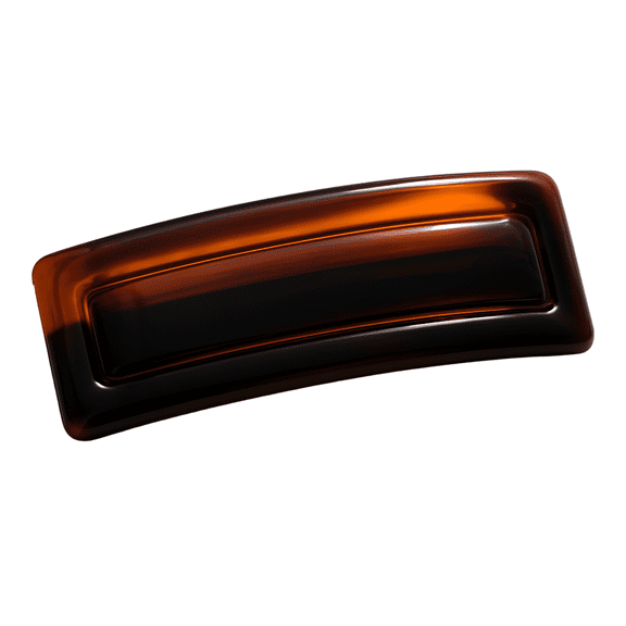 Parcelona Large Women Hair Barrette - Tortoise Shell Bar Non Slip Grip Hair Clip