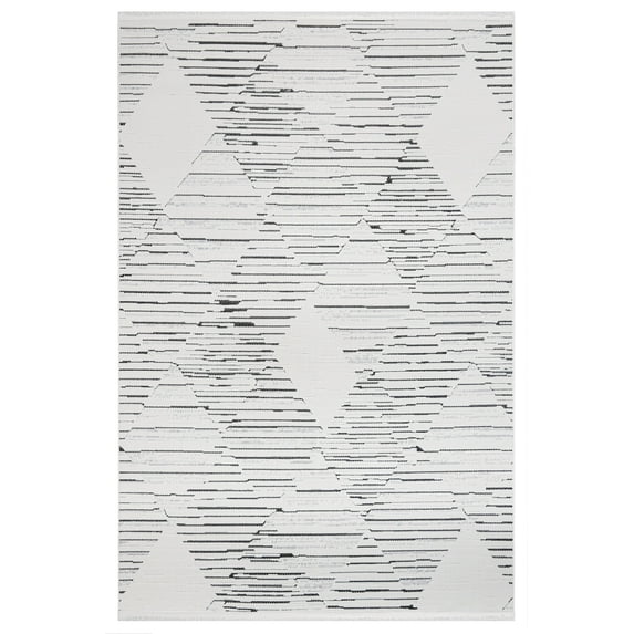 Parchment Gray Area Rugs for Living Room Washable Rugs Boho Moroccan Area Rug Soft Neutral Geometric Bohemian Distressed Indoor Rug for Bedroom Dining Room Office Nonslip Rug