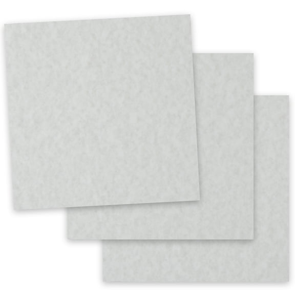 Parchment NATURAL 12X12 (Square) Paper 80C Cardstock - 50 PK -- Classic 12-x-12 Square Card Stock Paper - Business, Card Making, Designers, Professional and DIY Projects