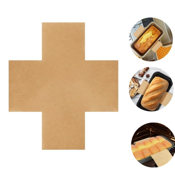Parchment Paper Liners,QZS Disposable Loaf Pan Parchment Paper for Baking Bread,13.4x15.4In Durable Non-Stick Precut Liners,100pcs