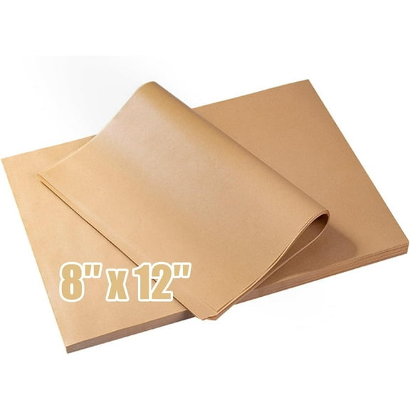 Parchment Paper Sheets 12 x 16 Inch, Precut Unbleached Baking Sheets 50/100/200 Pcs for Baking, Air Frying, Cooking, Grilling, Steaming, Rectangular Baking Paper Fits Air Fryer, Oven, Microwave