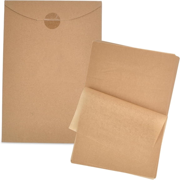 Parchment Paper Sheets 12x16 (500 sheets) for Baking - Unbleached Chlorine-free High Heat Non-Stick Pre-Cut Parchment Paper for Half Sheet Pans