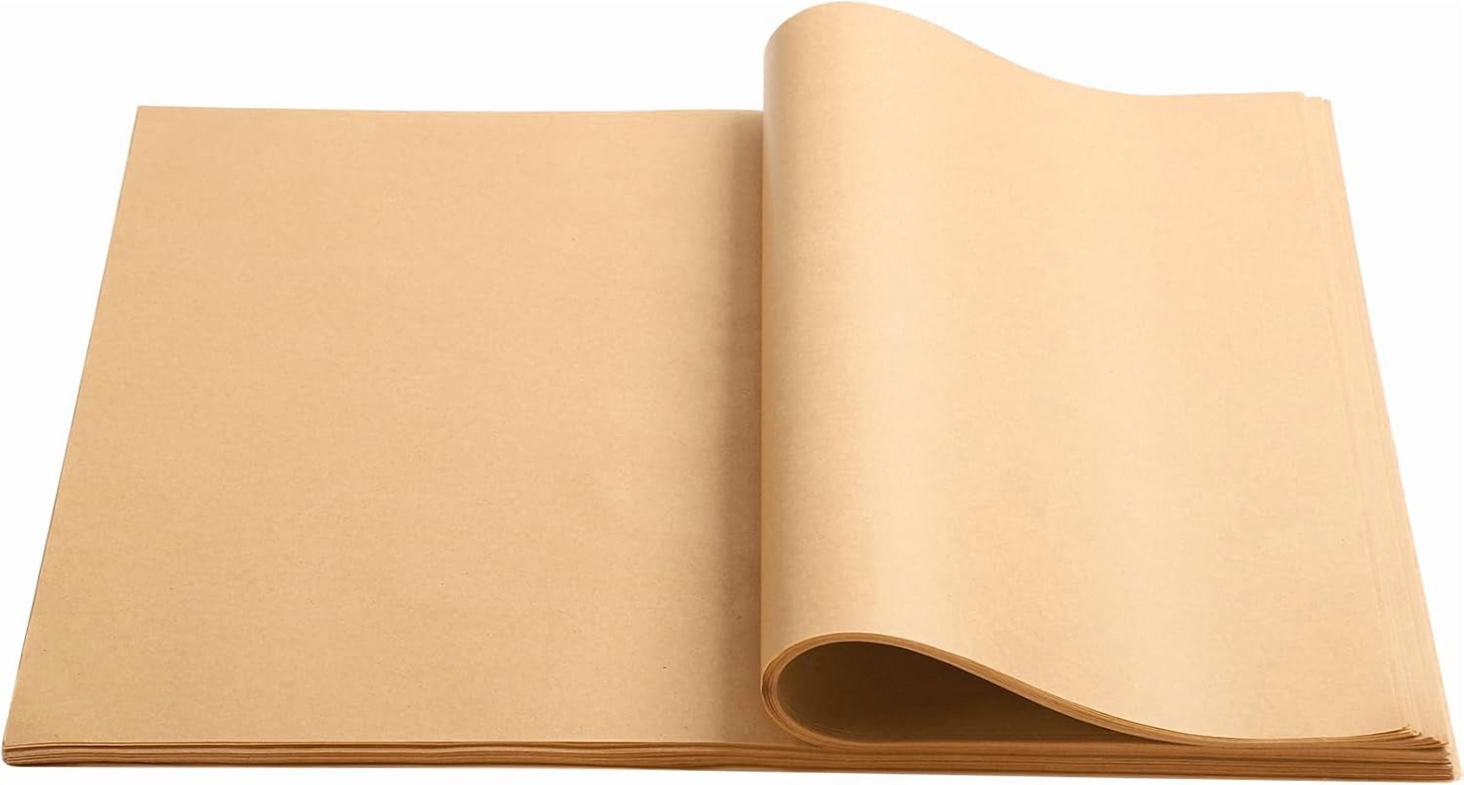 Parchment Paper Sheets for Baking, 200pcs 12x16 Inch Unbleached Precut Nonstick Heavy Duty Natural Parchment Baking Paper Sheets for Air Fryer Cooking, Grilling, Frying and Steaming