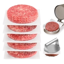 Parchment Paper Squares for Burger Press, Set of 300, 4.7 x 4.7 Inch Hamburger Patty Paper, Non Stick Patty Paper for Smash Burger Press, Burger Patty Maker, Separating Freezing Burgers & More