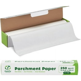 Comfy Package Kitchen Cooking Bakers 16x24in Stay Flat White Parchment Paper Sheets 100 Pack Walmart