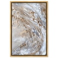 thumbnail image 1 of Parchment Tide Canvas Elegant Gold Abstract by Art Remedy, Gold Frame, 10" x 15", 1 of 7