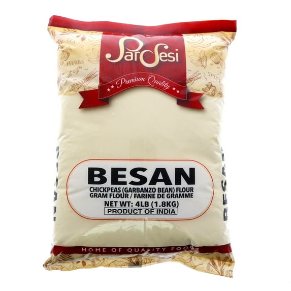 Pardesi 100% Natural Besan (Gram Flour) 4lbs / 1.8Kg