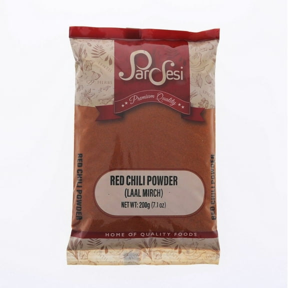 Pardesi 100% Natural Red Chili Powder (Laal Mirch) 200g / 7oz