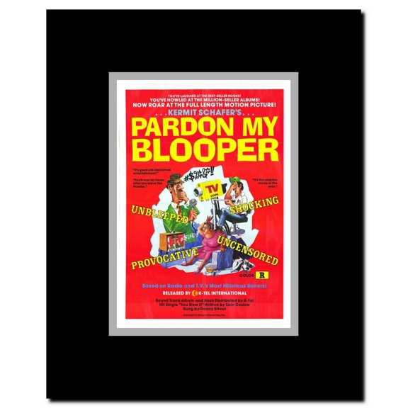 Pardon My Blooper Framed Movie Poster