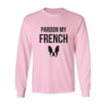 thumbnail image 1 of Pardon My French (Bulldog) Adult Long Sleeve T-shirt, 1 of 3