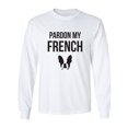 thumbnail image 1 of Pardon My French (Bulldog) Adult Long Sleeve T-shirt, 1 of 3