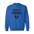 thumbnail image 1 of Pardon My French (Bulldog) Crewneck Sweatshirt, 1 of 3