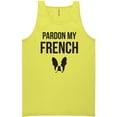 thumbnail image 1 of Pardon My French (Bulldog) Neon Tank Top, 1 of 1