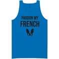thumbnail image 1 of Pardon My French (Bulldog) Neon Tank Top, 1 of 1