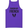 thumbnail image 1 of Pardon My French (Bulldog) Neon Tank Top, 1 of 1