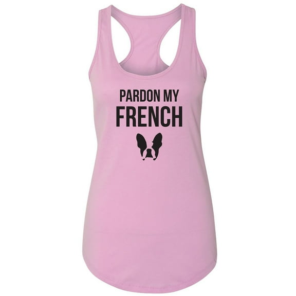 Pardon My French (Bulldog) Racerback Tank