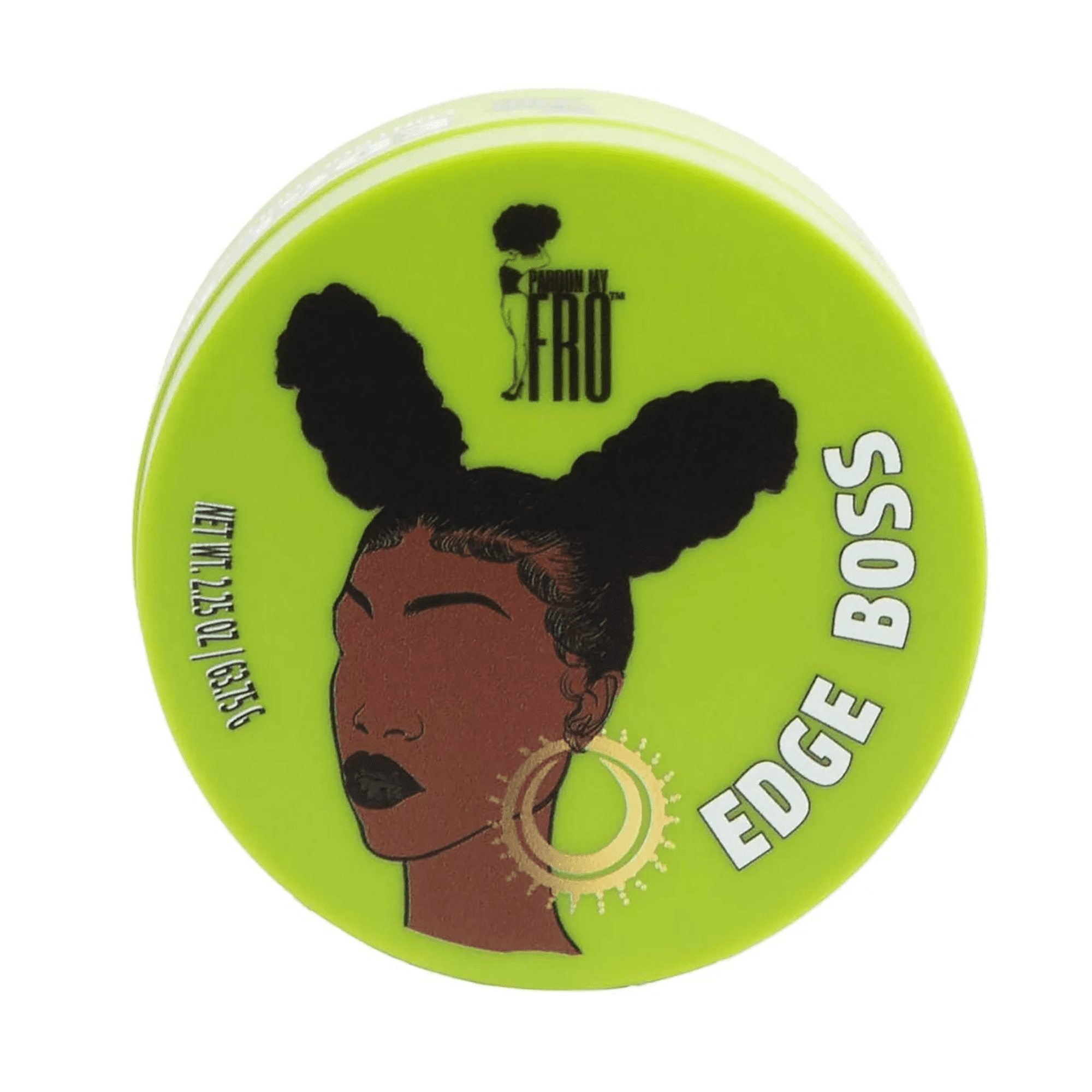 Pardon My Fro Edge Boss Gel 2.25 oz, Frizzy Hair, Moisturizing, Unisex