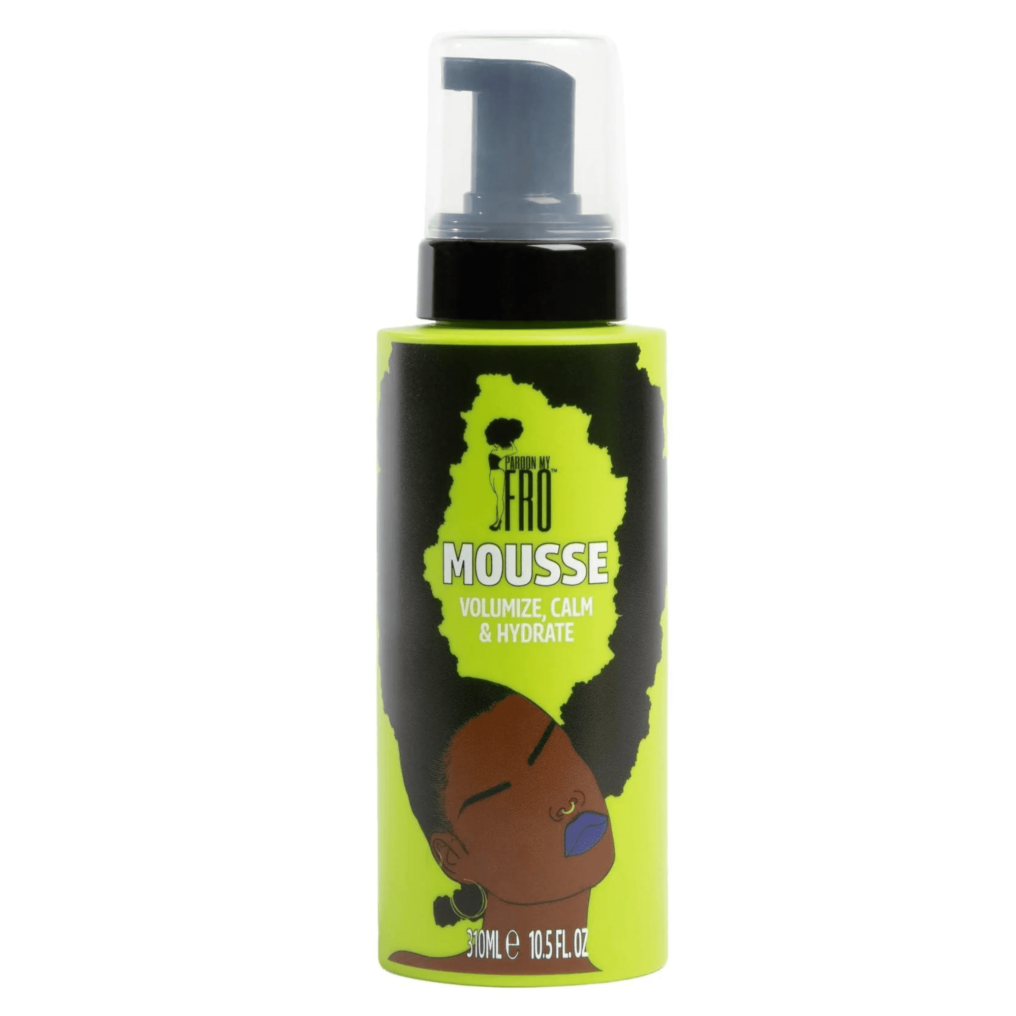 Pardon My Fro Hair-Mousse 10.5 oz., Hydrating, Dry, Frizzy Hair
