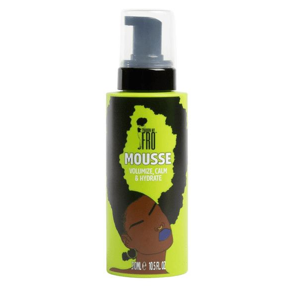 Pardon My Fro Hair-Mousse 10.5 oz., Hydrating, Dry, Frizzy Hair, Unisex