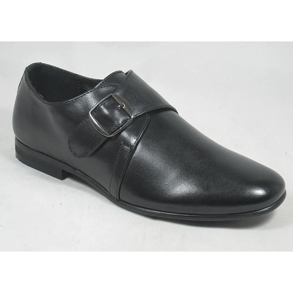 Pardoo PT1875 Boys Dress Plain Toe Buckle Shoe (PT15/PT2)