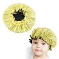 Parent Child Lace Satin Nightcap Imitation Silk Nightcap Hair Design