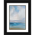 thumbnail image 1 of Parent, Joanne 17x24 Black Ornate Wood Framed with Double Matting Museum Art Print Titled - Cove Walk II, 1 of 4