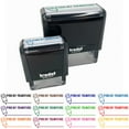 thumbnail image 1 of Parent Signature Teacher Student School Self-Inking Rubber Stamp Ink Stamper - Blue Ink - Small 1-1/2 Inch, 1 of 7