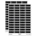 thumbnail image 1 of Parent Signature Teacher Student School Sticker Set - Black - Matte Finish - 1.25" Mini, 1 of 7