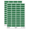 thumbnail image 1 of Parent Signature Teacher Student School Sticker Set - Dark Green - Matte Finish - 1.25" Mini, 1 of 7