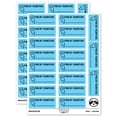 thumbnail image 1 of Parent Signature Teacher Student School Sticker Set - Light Blue - Gloss Finish - 2.00" Large, 1 of 7