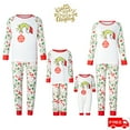 Parentchild Matching Family Pajamas Set Green Monster Christmas
