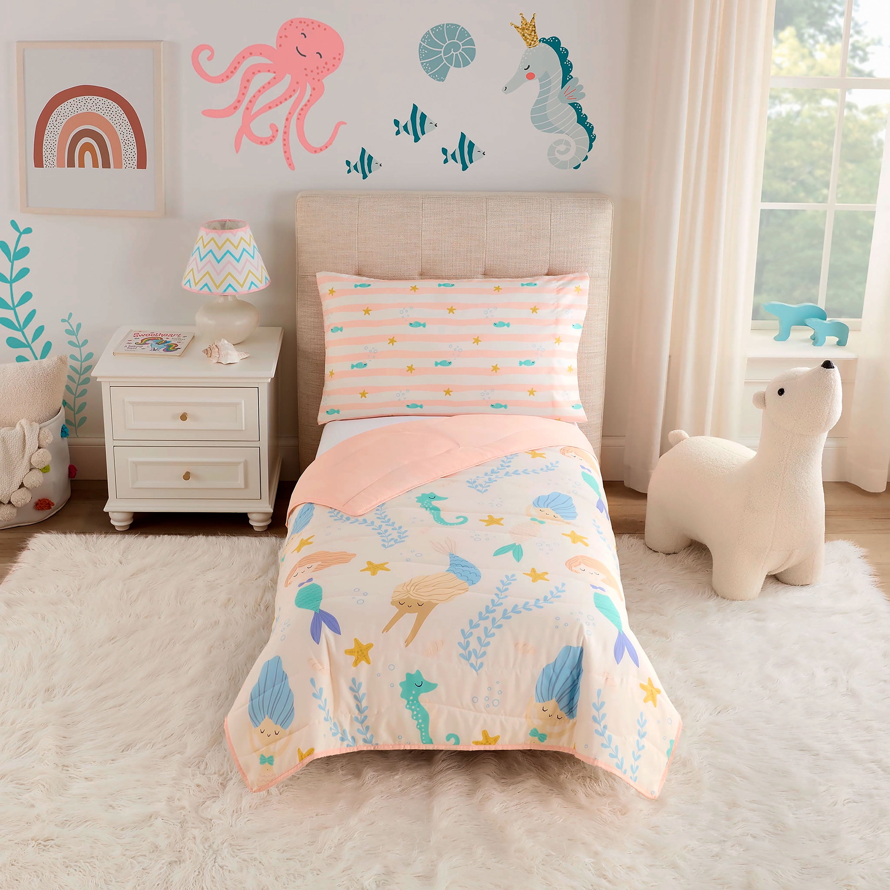 オーシャンママ‼︎ Parent's Choice 2-Piece Toddler Bedding Set, Under the Sea