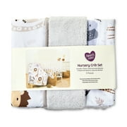 Parents Choice Safari 3-Piece Nursery Crib Set