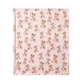 thumbnail image 1 of Parent's Choice 30" x 36" Reindeer Plush Baby Blanket, Pink, 1 of 5