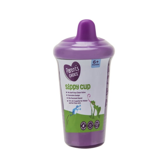 Parent's Choice 9 oz Hard Spout Sippy Cup Purple