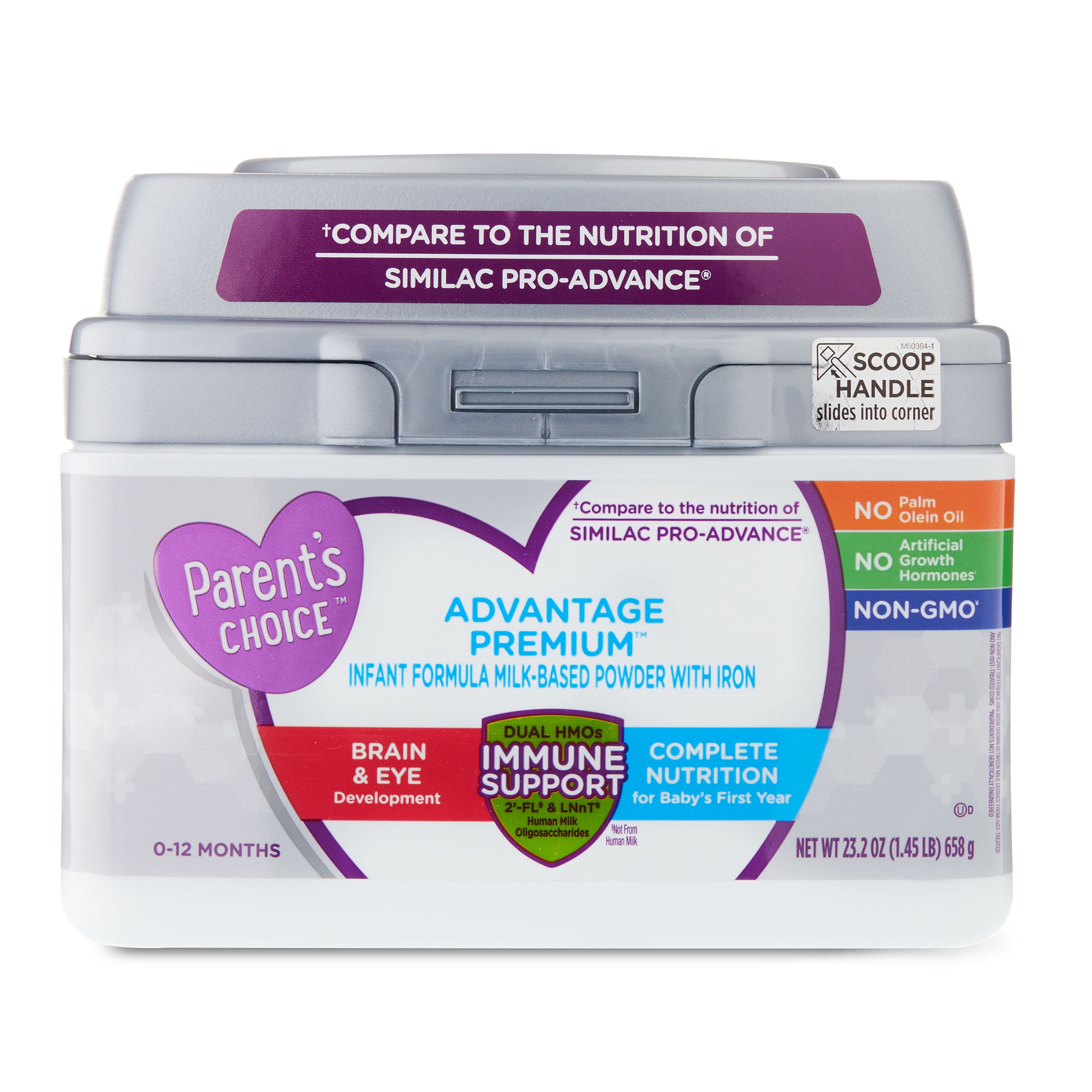 Parent's Choice Advantage Premium Powder Baby Formula with Iron, 23.2
