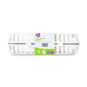 Parent's Choice BPA-Free Plastic White Dishwasher Basket with Flexi Silicone Panel, 1 Pack