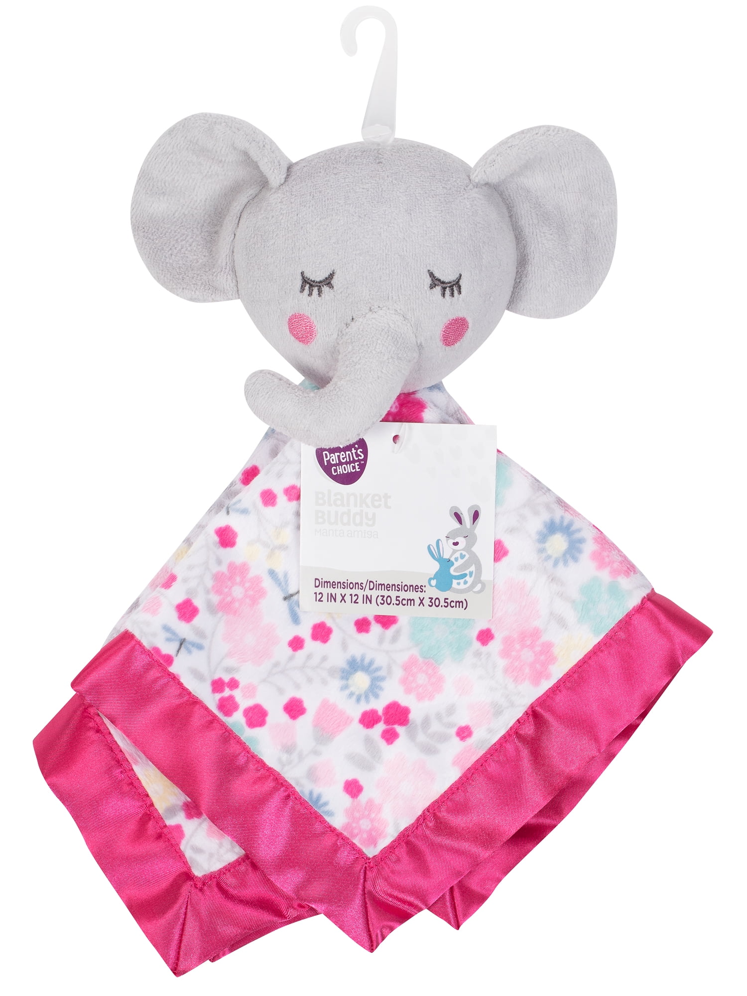 Parent s Choice Baby Security Blanket Buddy Bella Elephant Walmart