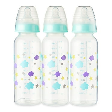 Parent's Choice Bottle, 3 Pack, 9 fl oz, Newborns, Unisex, Cloud Print
