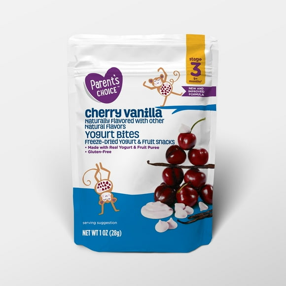 Parent’s Choice™ Cherry Vanilla Freeze Dried Yogurt and Fruit Snacks
