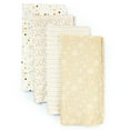 thumbnail image 1 of Parent's Choice Cotton Flannel Receiving Blankets for Baby Boys and Girls, Neutral Celestial Skies, 4 Pack, 1 of 8