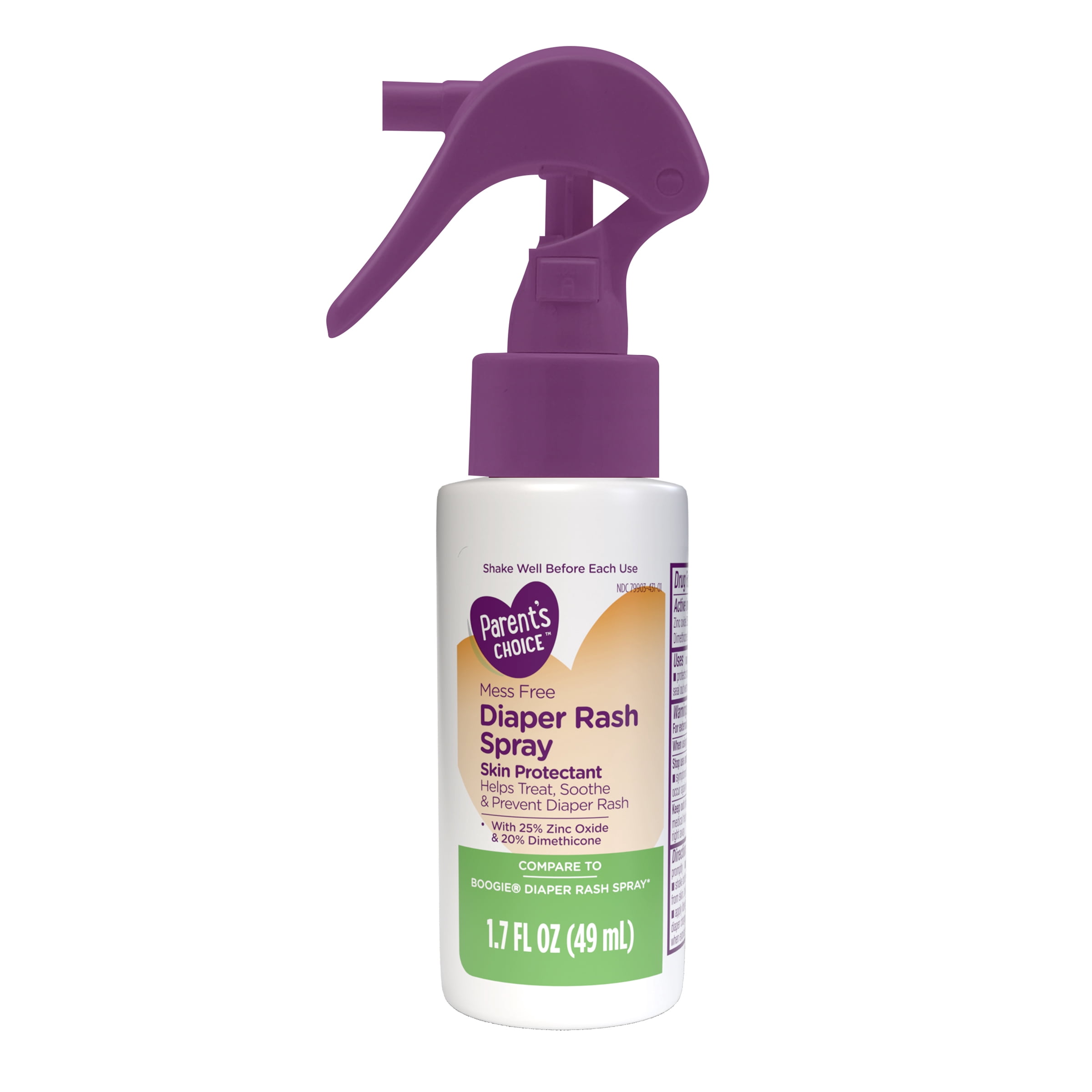 Pepper Sprayed Rash Parent's Choice Diaper Rash Spray, 1.7 fl oz - Walmart.com