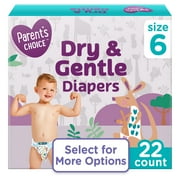 Parents Choice Dry & Gentle Diapers Size 6, 22 Count Select for More Options
