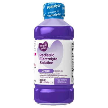 Parent's Choice Electrolyte Solution, Grape, Helps Prevent Dehydration,  for Kids + Adults, 1 Liter
